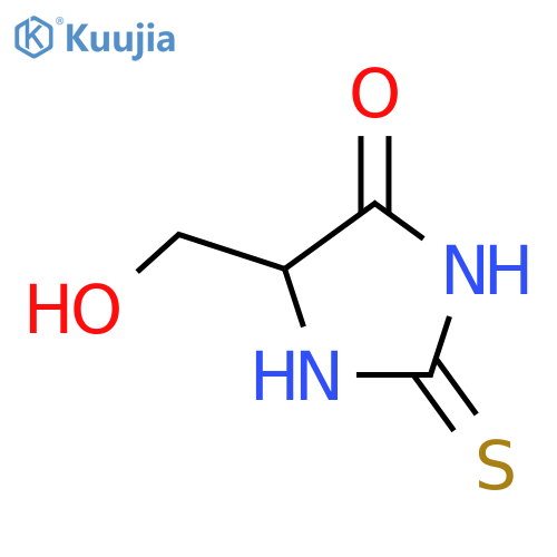 4-Imidazolidinone,5-(hydroxymethyl)-2-thioxo- structure