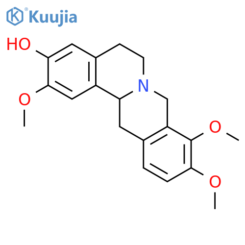 (+)-Corypalmine structure