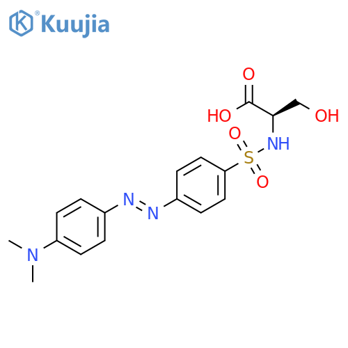 D-Serine, N-[[4-[[4-(dimethylamino)phenyl]azo]phenyl]sulfonyl]- structure