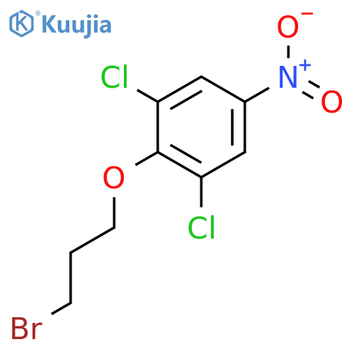 Benzene, 2-(3-bromopropoxy)-1,3-dichloro-5-nitro- structure