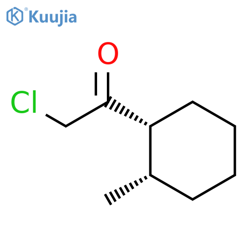 Ketone, chloromethyl2-methylcyclohexyl, cis- (8CI) structure