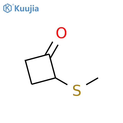 2-(methylsulfanyl)cyclobutan-1-one structure