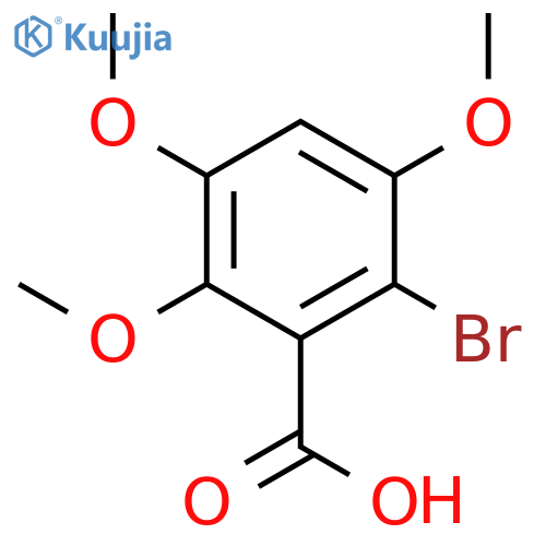 Benzoic acid, 2-bromo-3,5,6-trimethoxy- structure