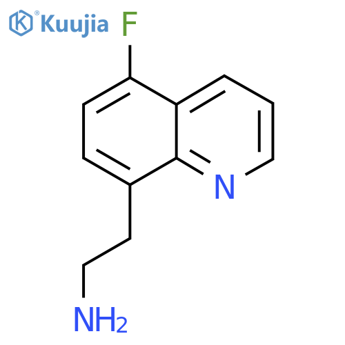 8-Quinolineethanamine, 5-fluoro- structure