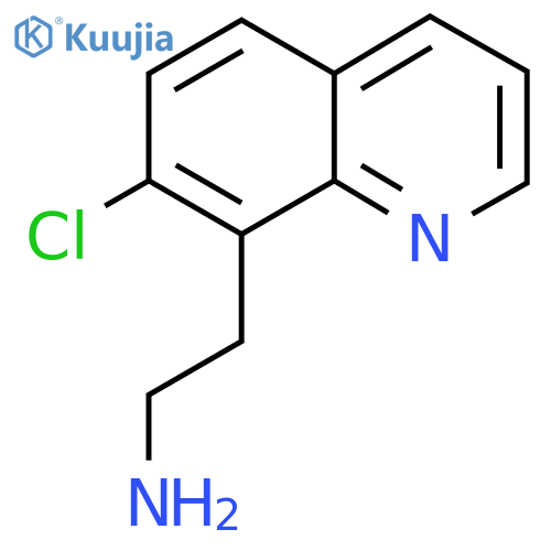 8-Quinolineethanamine, 7-chloro- structure