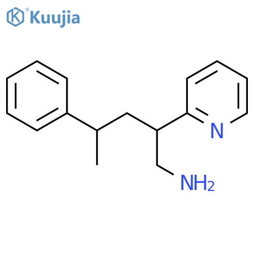 2-Pyridineethanamine, β-(2-phenylpropyl)- structure