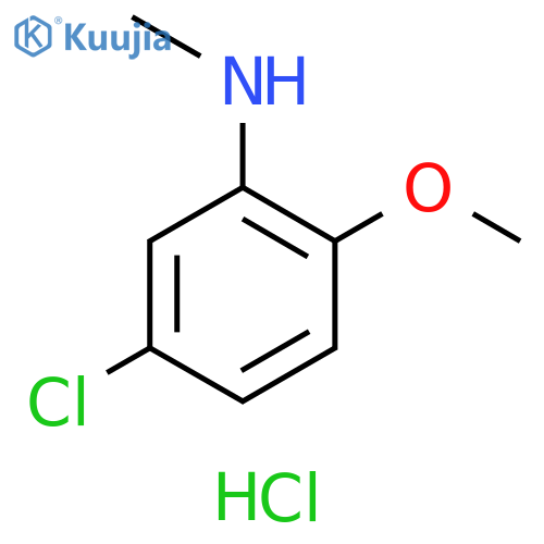 5-chloro-2-methoxy-N-methylaniline hydrochloride structure