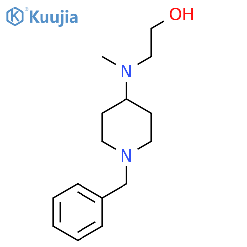 2-(1-benzylpiperidin-4-yl)methylaminoethanol structure