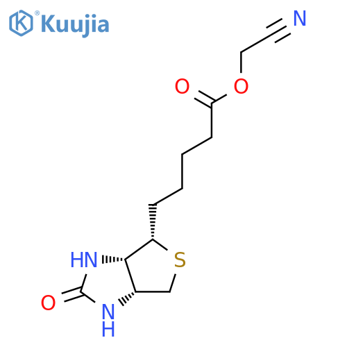 cyanomethyl biotinate structure