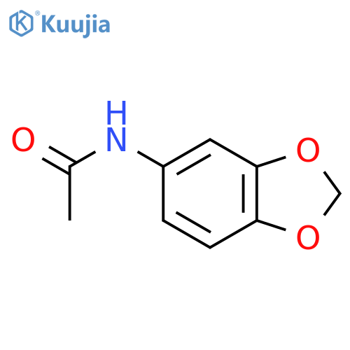 3,4-Methylenedioxyacetanilide structure