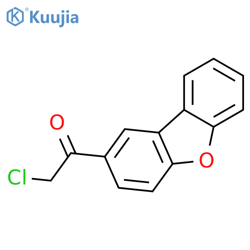 2-(Chloroacetyl)dibenzofuran structure