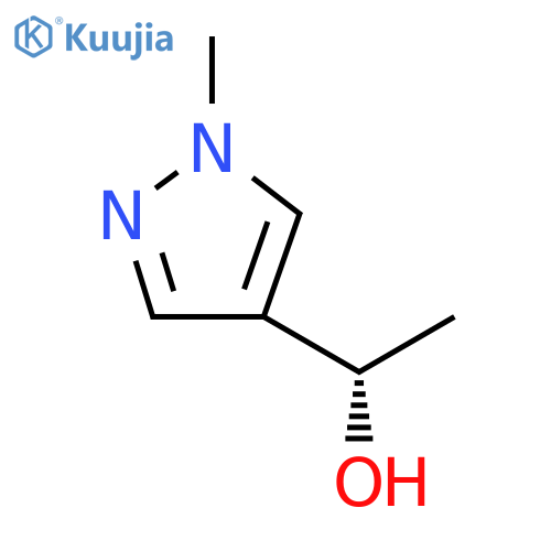 (1S)-1-(1-methyl-1H-pyrazol-4-yl)ethan-1-ol structure
