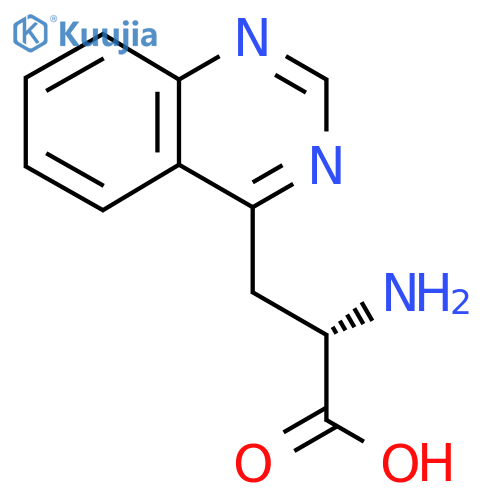 (2S)-2-amino-3-(quinazolin-4-yl)propanoic acid structure