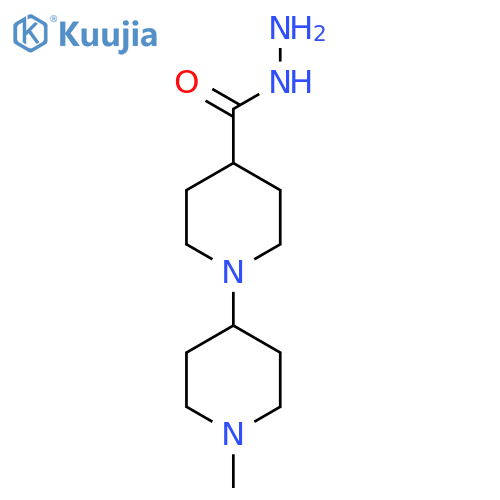1'-Methyl-1,4'-bipiperidine-4-carbohydrazide structure