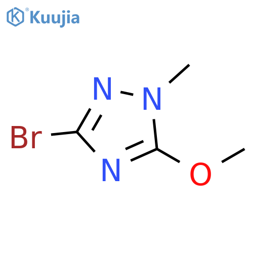 3-bromo-5-methoxy-1-methyl-1H-1,2,4-triazole structure