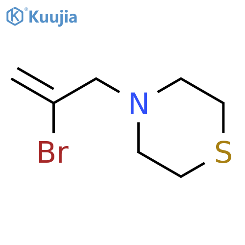 2-Bromo-3-(4-thiomorpholino)prop-1-ene structure