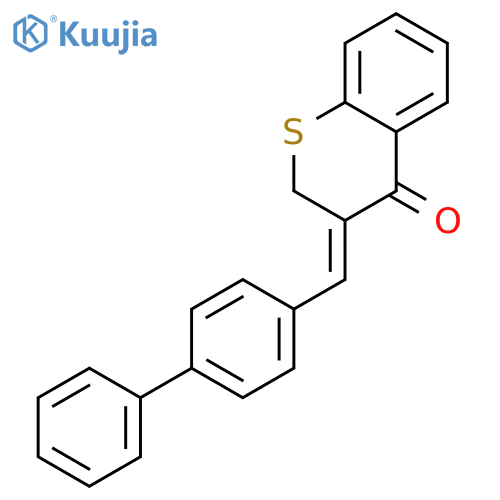 4H-1-Benzothiopyran-4-one,3-([1,1'-biphenyl]-4-ylmethylene)-2,3-dihydro-, (Z)- (9CI) structure