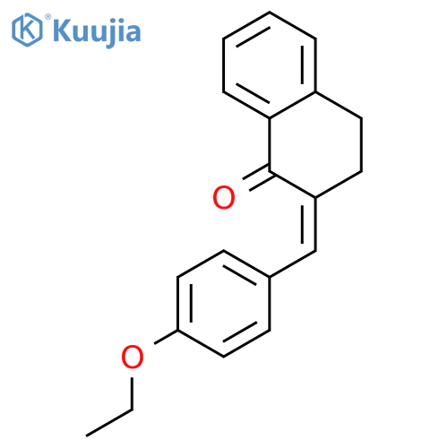 1(2H)-Naphthalenone,2-[(4-ethoxyphenyl)methylene]-3,4-dihydro-, (E)- (9CI) structure