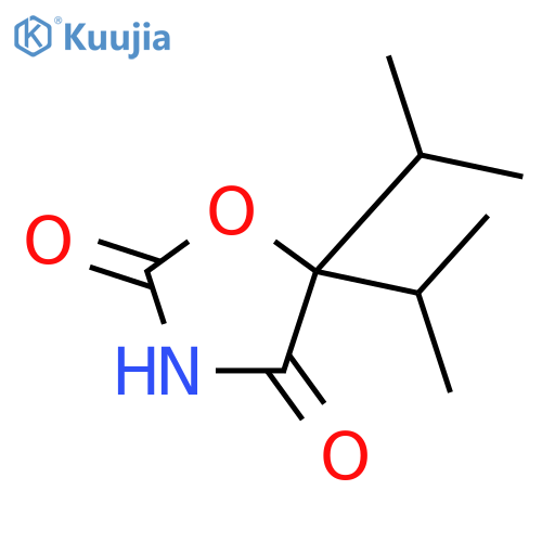 2,4-Oxazolidinedione,5,5-bis(1-methylethyl)- structure