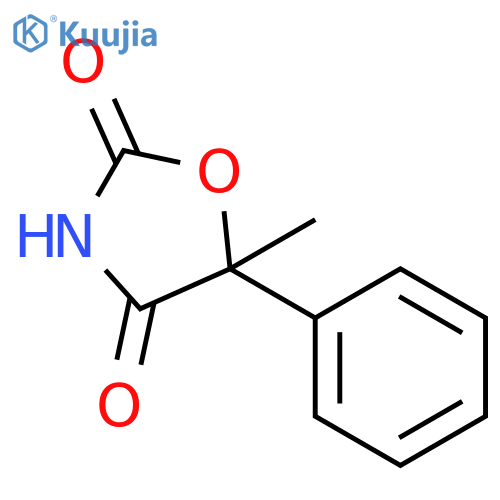 5-methyl-5-phenyl-1,3-oxazolidine-2,4-dione structure