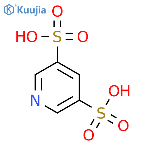 Pyridine-3,5-disulfonic acid structure