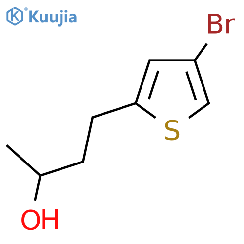 4-(4-bromothiophen-2-yl)butan-2-ol structure