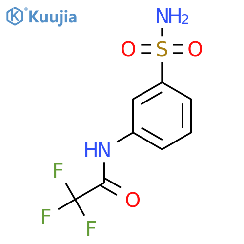 2,2,2-trifluoro-N-(3-sulfamoylphenyl)acetamide structure