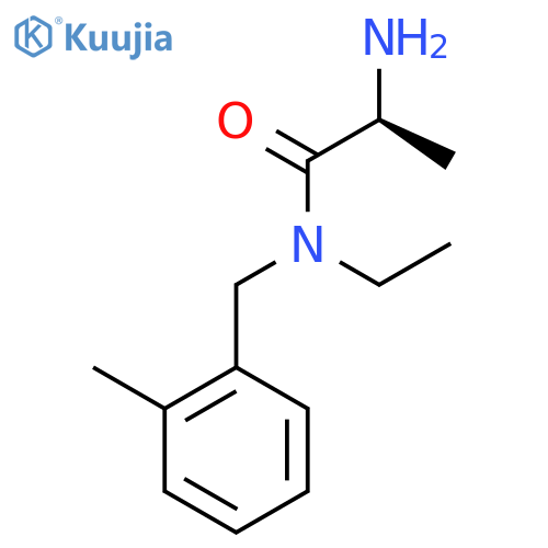 (S)-2-Amino-N-ethyl-N-(2-methyl-benzyl)-propionamide structure