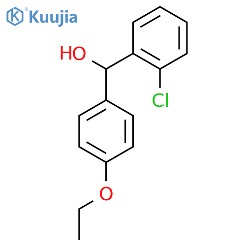 (2-Chlorophenyl)(4-ethoxyphenyl)methanol structure