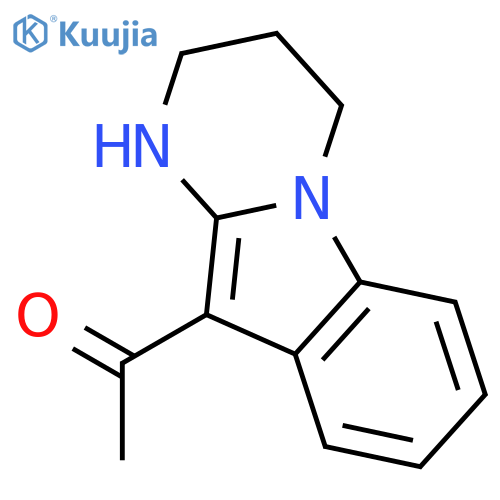 1-(1,2,3,4-tetrahydropyrimido[1,2-a]indol-10-yl)-Ethanone structure