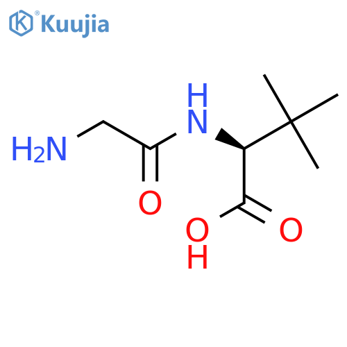 (S)-2-(2-Aminoacetamido)-3,3-dimethylbutanoic acid structure