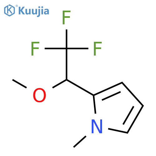 1-methyl-2-(2,2,2-trifluoro-1-methoxyethyl)-1H-Pyrrole structure