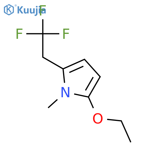 1H-Pyrrole,2-ethoxy-1-methyl-5-(2,2,2-trifluoroethyl)- structure