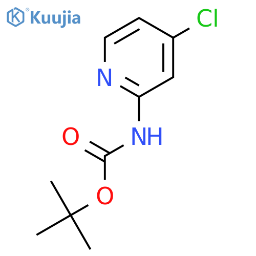 tert-butyl N-(4-chloro-2-pyridyl)carbamate structure