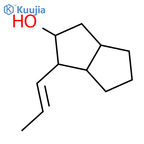 2-PENTALENOL, OCTAHYDRO-1-(1-PROPENYL)- structure