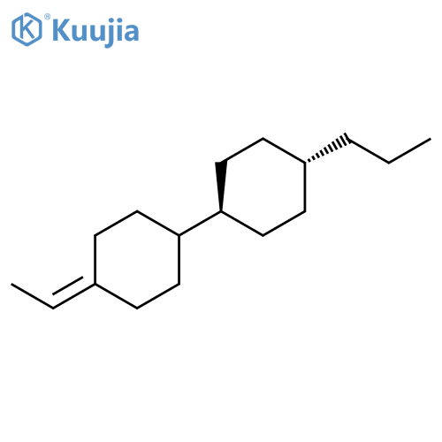 1,1'-Bicyclohexyl, 4-ethylidene-4'-propyl-, trans- structure