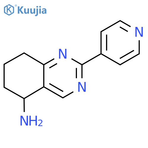 2-(Pyridin-4-yl)-5,6,7,8-tetrahydroquinazolin-5-amine structure