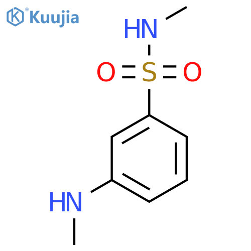 N-methyl-3-(methylamino)benzene-1-sulfonamide structure