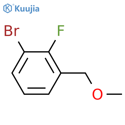1-Bromo-2-fluoro-3-(methoxymethyl)benzene structure
