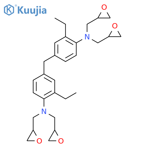 2-Oxiranemethanamine,N,N'-[methylenebis(2-ethyl-4,1-phenylene)]bis[N-(2-oxiranylmethyl)- structure