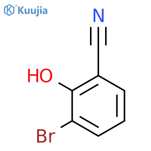3-Bromo-2-hydroxybenzonitrile structure