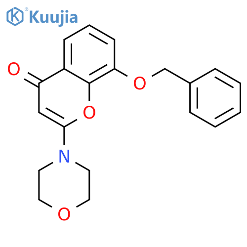 8-(Benzyloxy)-2-(morpholin-4-yl)-4H-1-benzopyran-4-one structure
