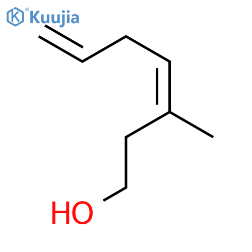 3,6-Heptadien-1-ol, 3-methyl-, (Z)- structure