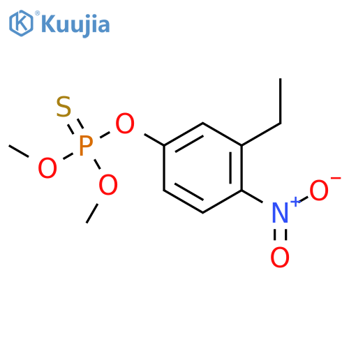 Phosphorothioic acid,O-(3-ethyl-4-nitrophenyl) O,O-dimethyl ester structure