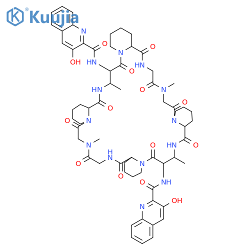 Quinaldopeptin (9CI) structure
