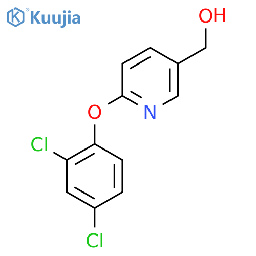 [6-(2,4-Dichlorophenoxy)pyridin-3-yl]methanol structure