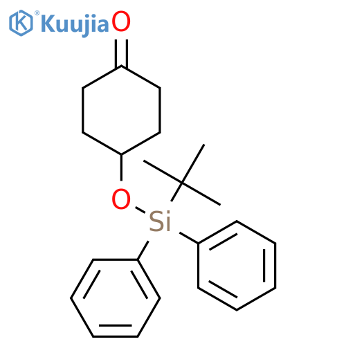 4-(tert-Butyldiphenylsilyl)oxycyclohexan-1-one structure