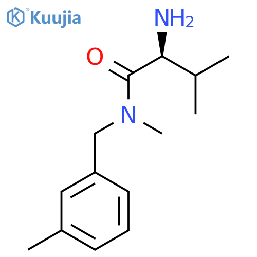 (S)-2-Amino-3,N-dimethyl-N-(3-methyl-benzyl)-butyramide structure