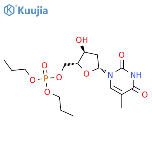 5'-Thymidylic acid,dipropyl ester (9CI) structure