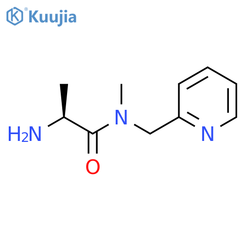 (S)-2-Amino-N-methyl-N-pyridin-2-ylmethyl-propionamide structure